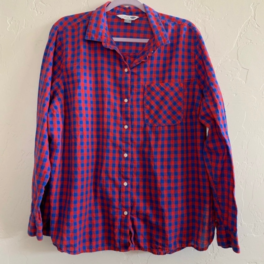 Old Navy “The Classic Shirt” Plaid Shirt